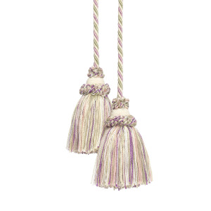 ANNECY CHAIR TASSEL - CREAM/LAVENDER/GREEN