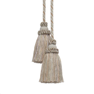 ANNECY CHAIR TASSEL - PALE GREEN/TAUPE