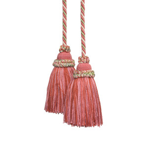 ANNECY CHAIR TASSEL - PINK/GREEN/CREAM