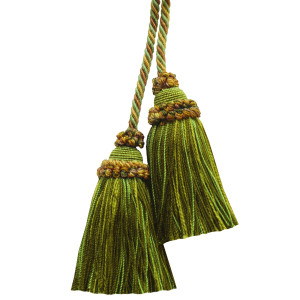 ANNECY CHAIR TASSEL - GREEN/OLIVE/GOLDS