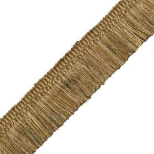 1.5" ANNECY BRUSH FRINGE - METALLIC ANTIQUE GOLD