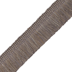 1.5" ANNECY BRUSH FRINGE - DARK GREY