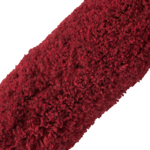 POSITANO JUMBO BRUSH FRINGE - CRIMSON