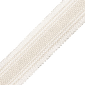 SORRENTO COTTON STRIPED BORDER - OYSTER