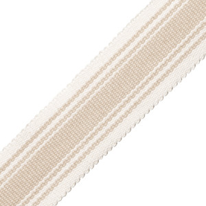 SORRENTO COTTON STRIPED BORDER - SAND