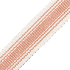SORRENTO COTTON STRIPED BORDER - BLUSH