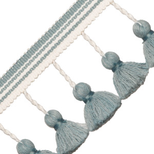 SORRENTO TASSEL FRINGE - BLUE THISTLE