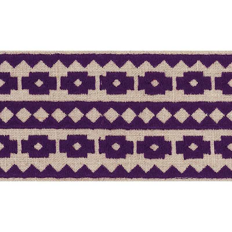 TALITHA TAPE - VIOLET ON NATURAL