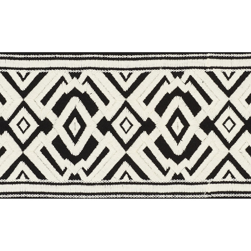 AVALON TAPE - IVORY ON BLACK