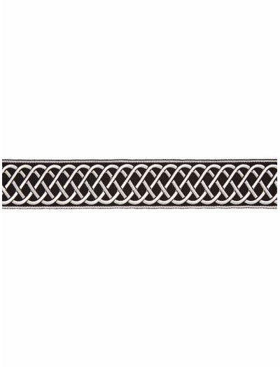 HELIX EMBROIDERED TAPE - ONYX