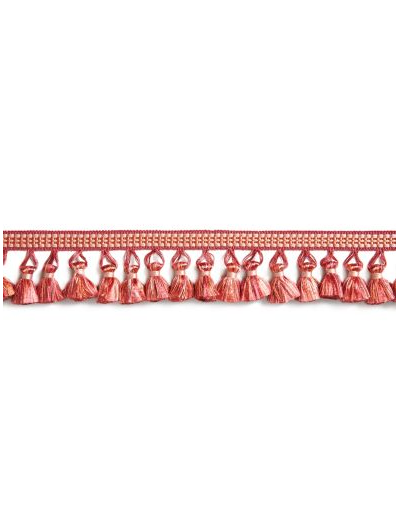PLAZA TASSEL FRINGE - AZALEA