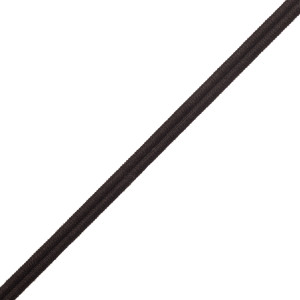 3/8" FRENCH DOUBLE WELTING - BLACK - DULL