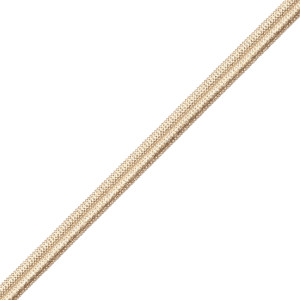 3/8" FRENCH DOUBLE WELTING - METALLIC WHITE GOLD