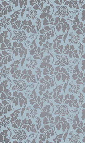 BRITISH ISLES DAMASK - AQUA