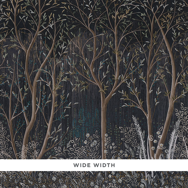 BRINDILLE GOLD ACCENTED PANEL - CARBON