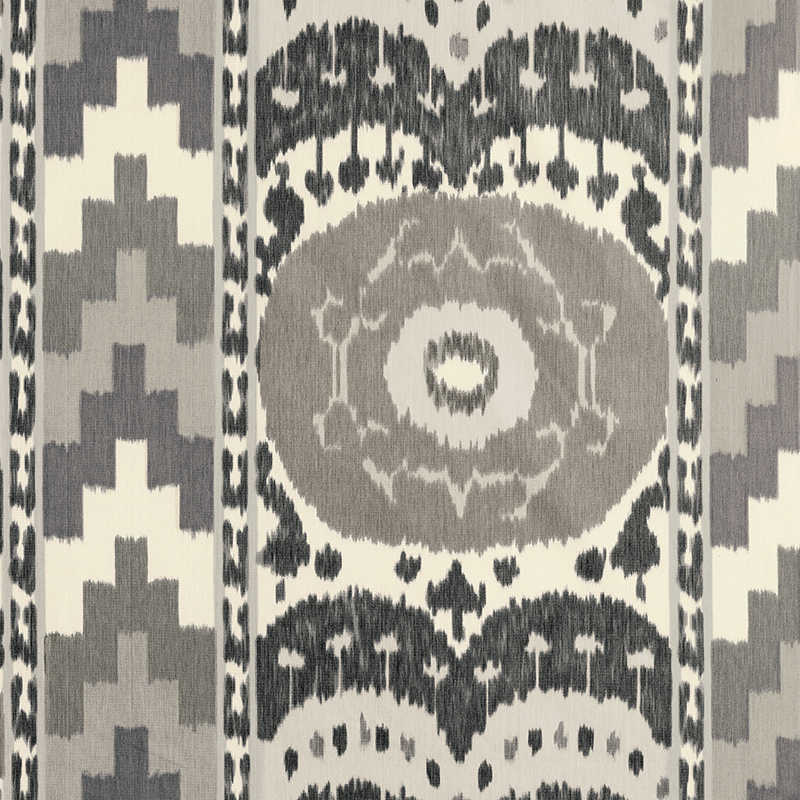 SAMARKAND IKAT II - CHARCOAL