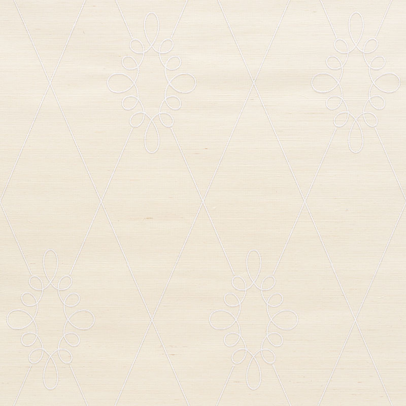 SYLVIE EMBROIDERED SISAL - IVORY