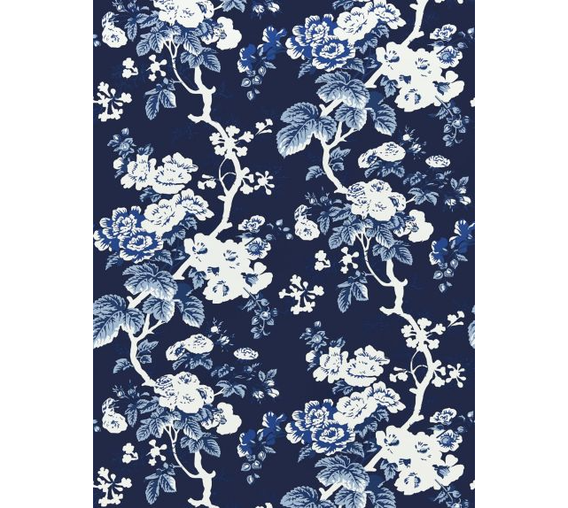 ASCOT FLORAL PRINT - INDIGO