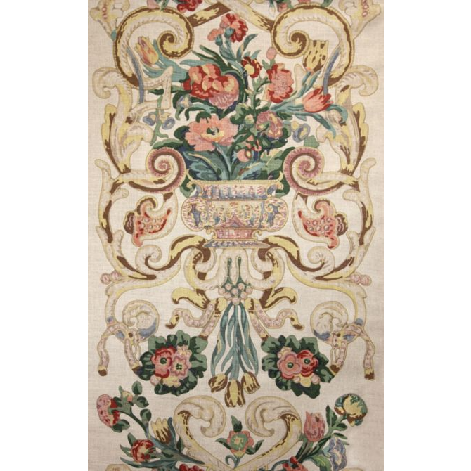 BAROQUE FLORAL CANVAS - MULTICOLOR