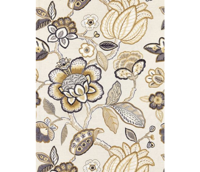 COROMANDEL EMBROIDERY - FLAX