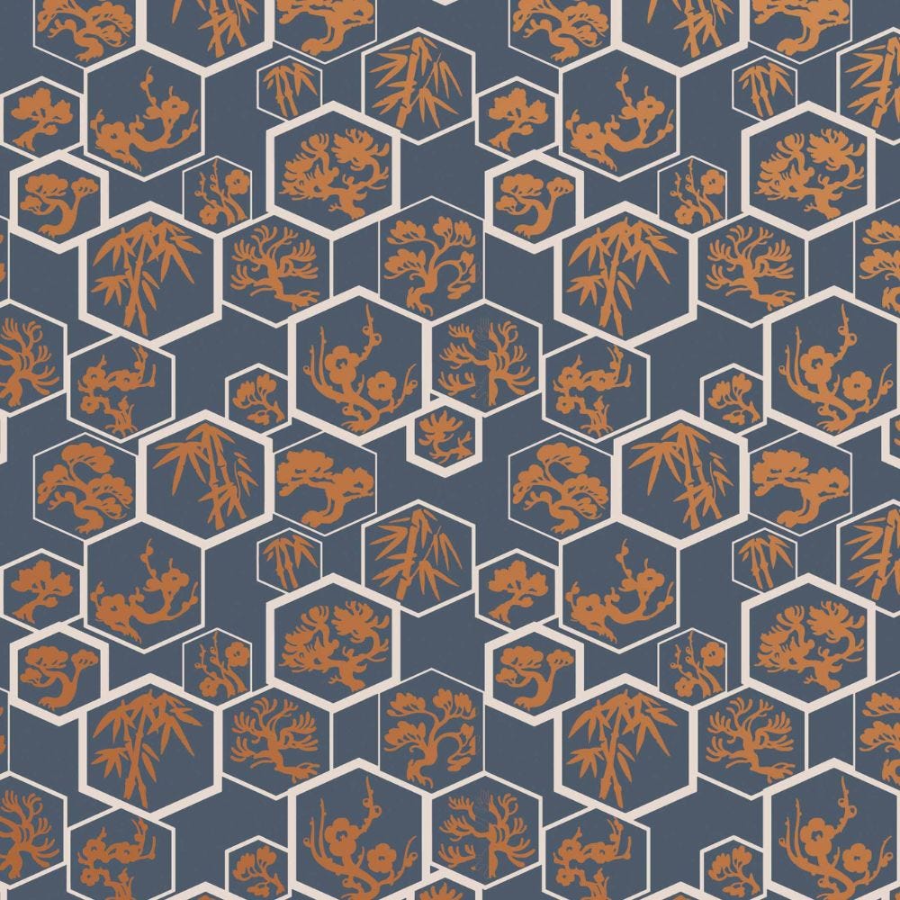 Farrow & Ball Shouchikubai Wallpaper 4504